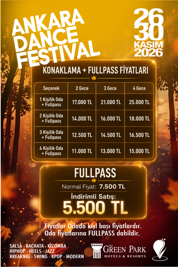 Ankara Dans Festivali FULLPASS